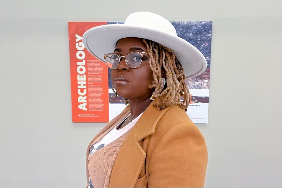Ph.D. student Erika Brown makes archaeology fun and relatable for all